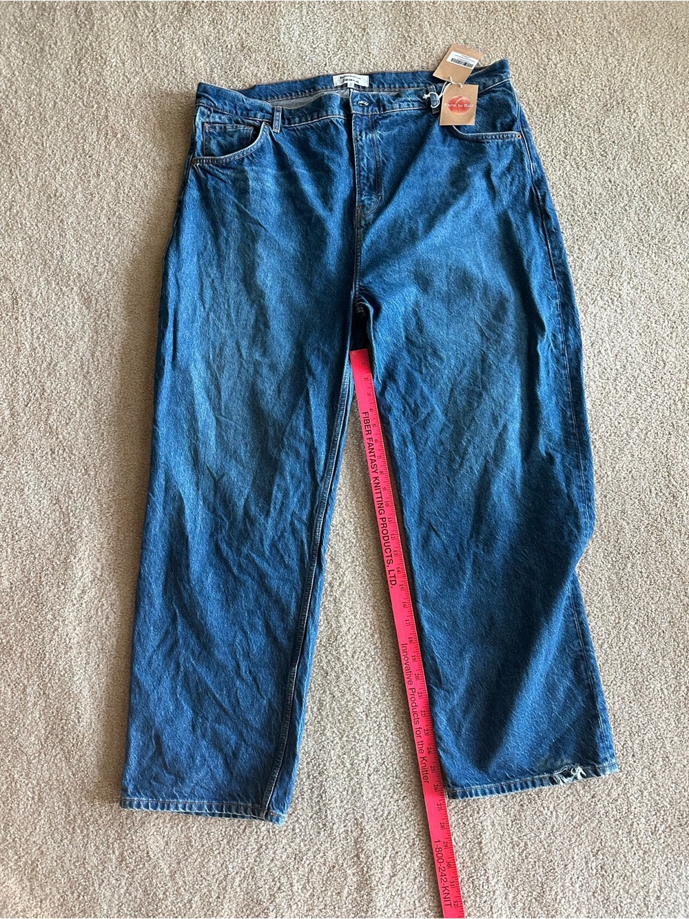 Reformation Abby High Rise Plus Size Jeans FLAW